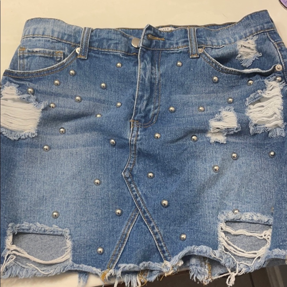 Denim skirt